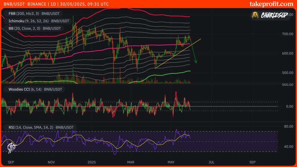 BNB-Kurs im 1D-Chart