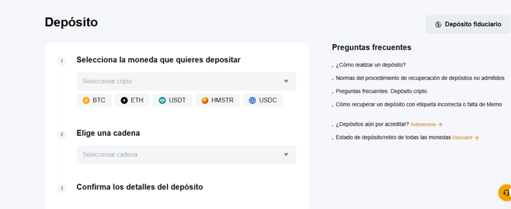 Bybit Crypto deposit
