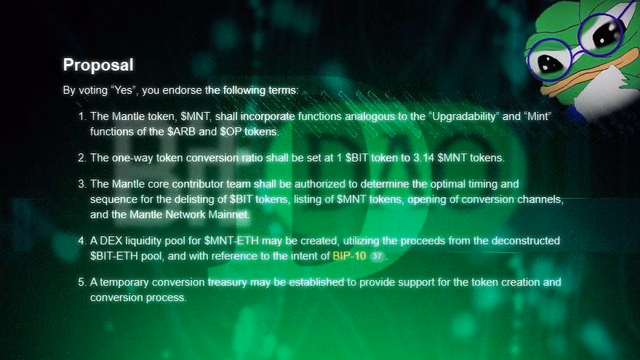 comunidad BitDAO (BIT) a Mantle (MNT)