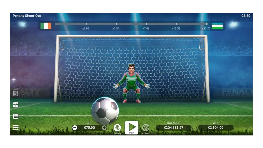 penalties shoot casino