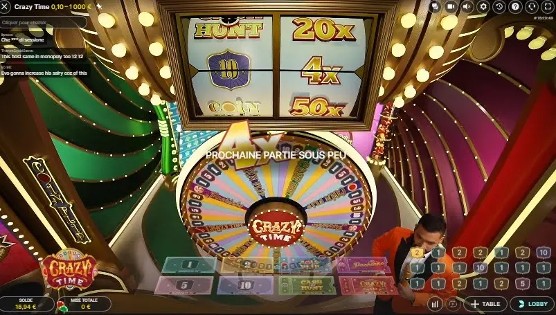 crazy time casino