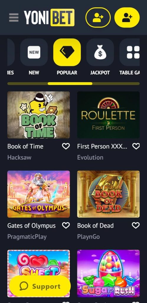 yonibet site mobile