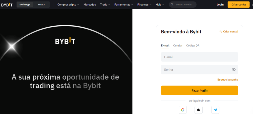 inscrição Bybit