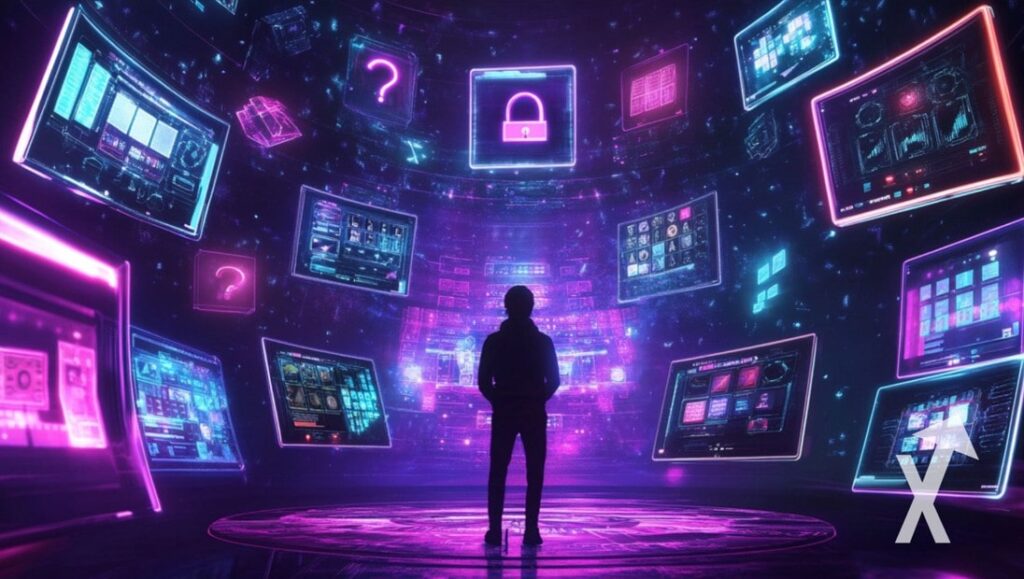 Homem a pensar como fazer uma escolha