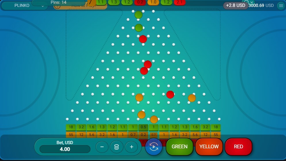Como jogar Plinko casino