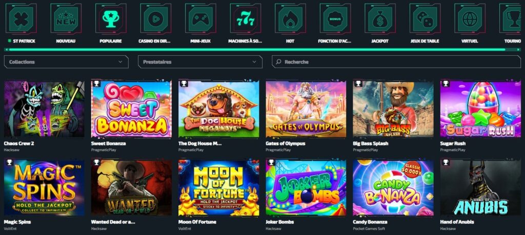 máquinas de jogo casino