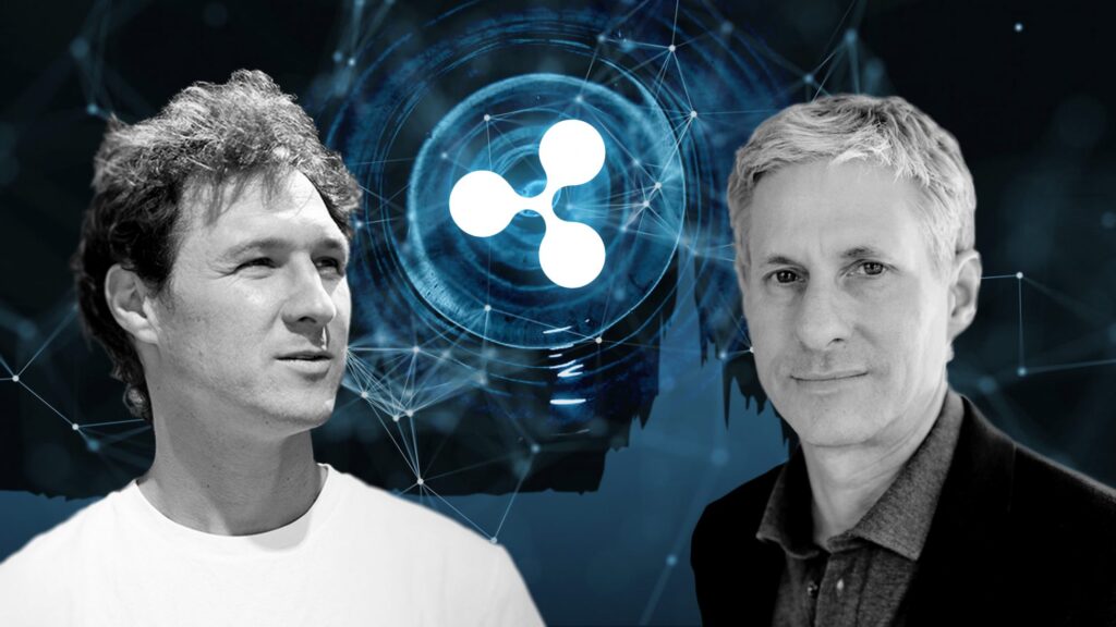 Chris Larsen et Jed McCaleb criadores da ripple xrp