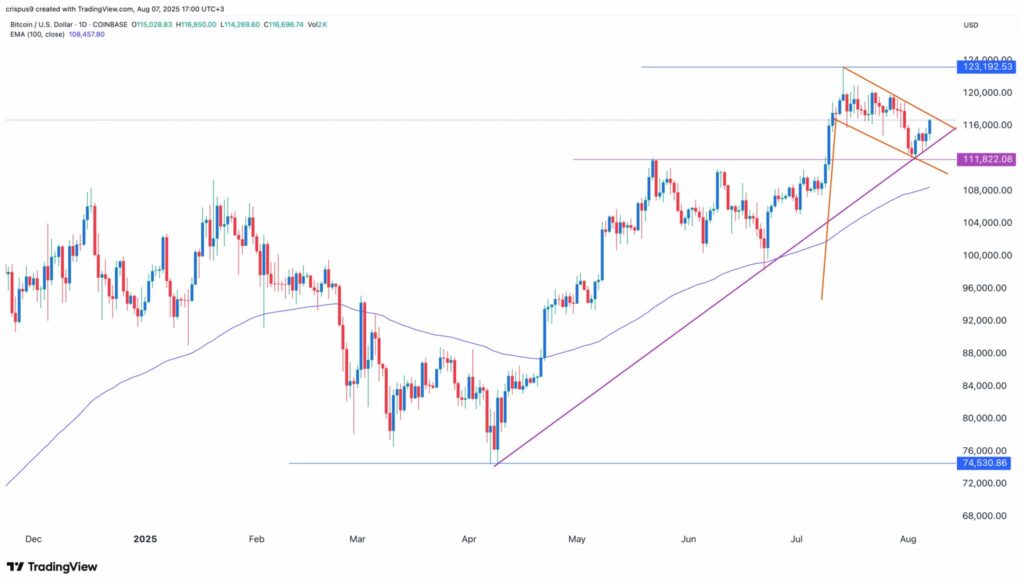 preço bitcoin trump