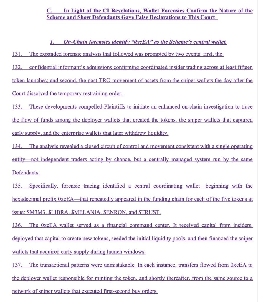 A lista das acusações contra o fundador da Meteora