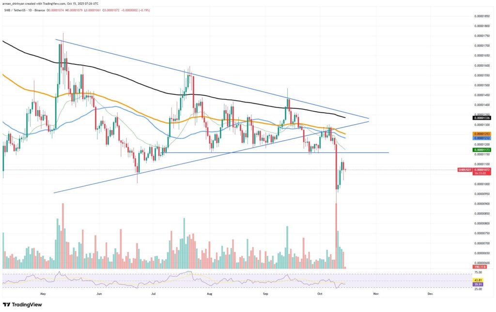 análise gráfica shiba inu preço