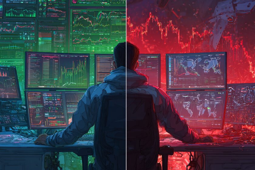 trader vantagem desvantagem bot trading multi screens trading view