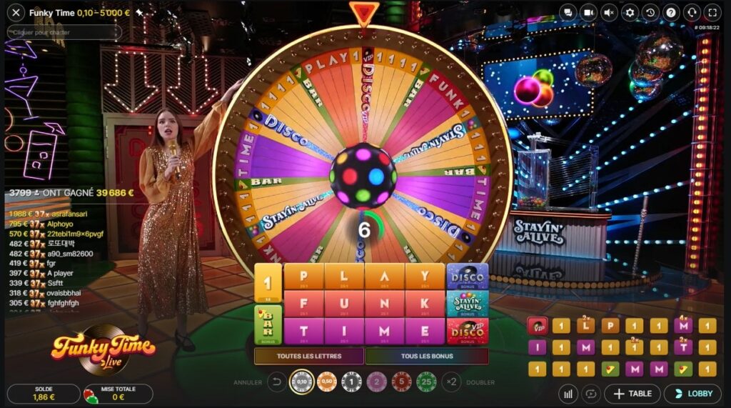 apostar em funky time