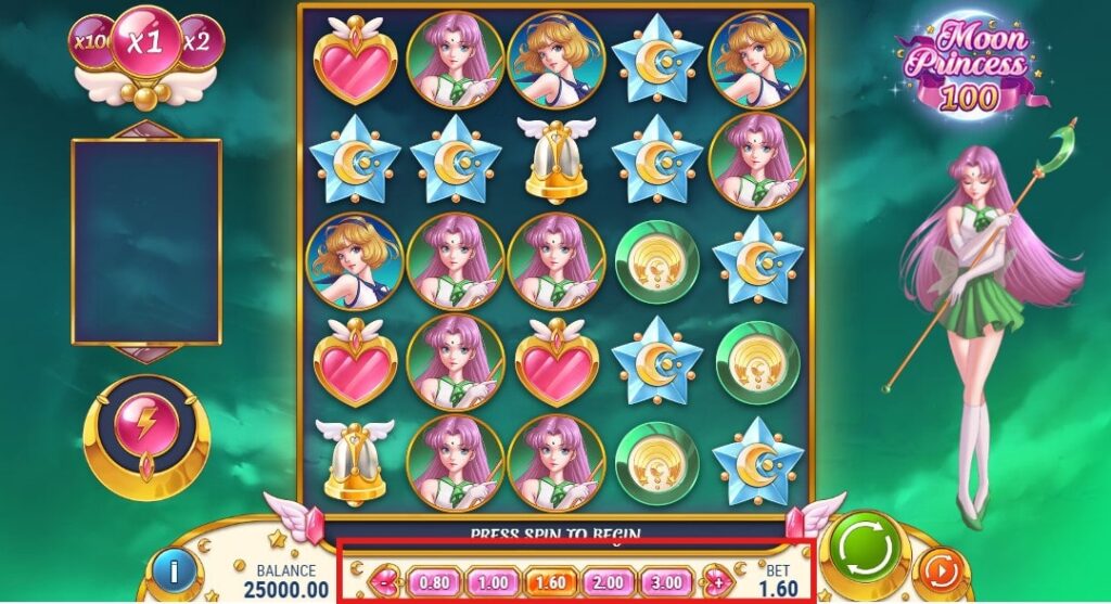 apostar moon princess 100