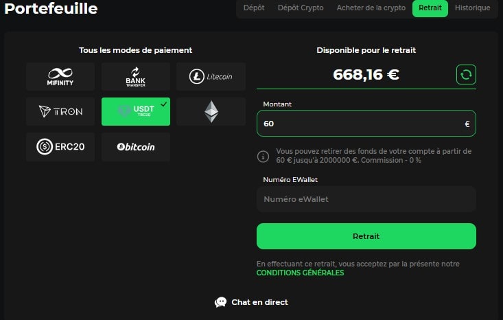 levantamento betify crypto