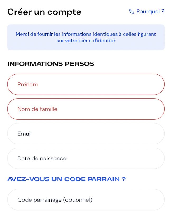 Goliaths formulário de inscrição